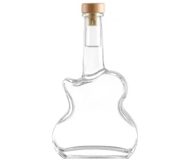 Home 700 ml guitar shaped spirit liquor bottle