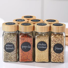 Home wholesale 100pcs empty square kitchen 4oz 120ml recyclabl...